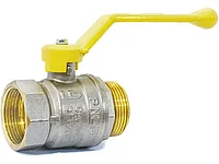 Кран шаровый 1/2" нар.-вн. ручка (ГАЗ) PN 40 LD