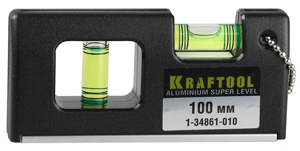 Магнитный компактный уровень Kraftool 100 мм Mini-Pro - фото 1 - id-p205310183