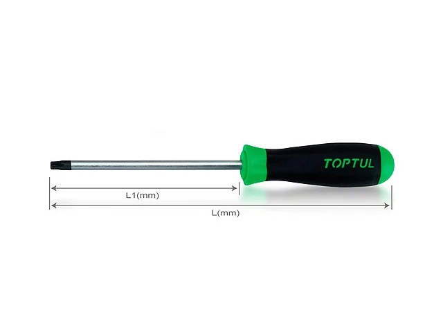 Отвертка TORX T27x100мм TOPTUL