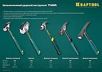 KRAFTOOL THOR 560 г молоток-гвоздодёр цельнокованый столярный