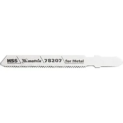 Полотна для электролобзика по металлу, 3 шт, T118A, 50 х 1.2 мм, HSS Matrix Professional