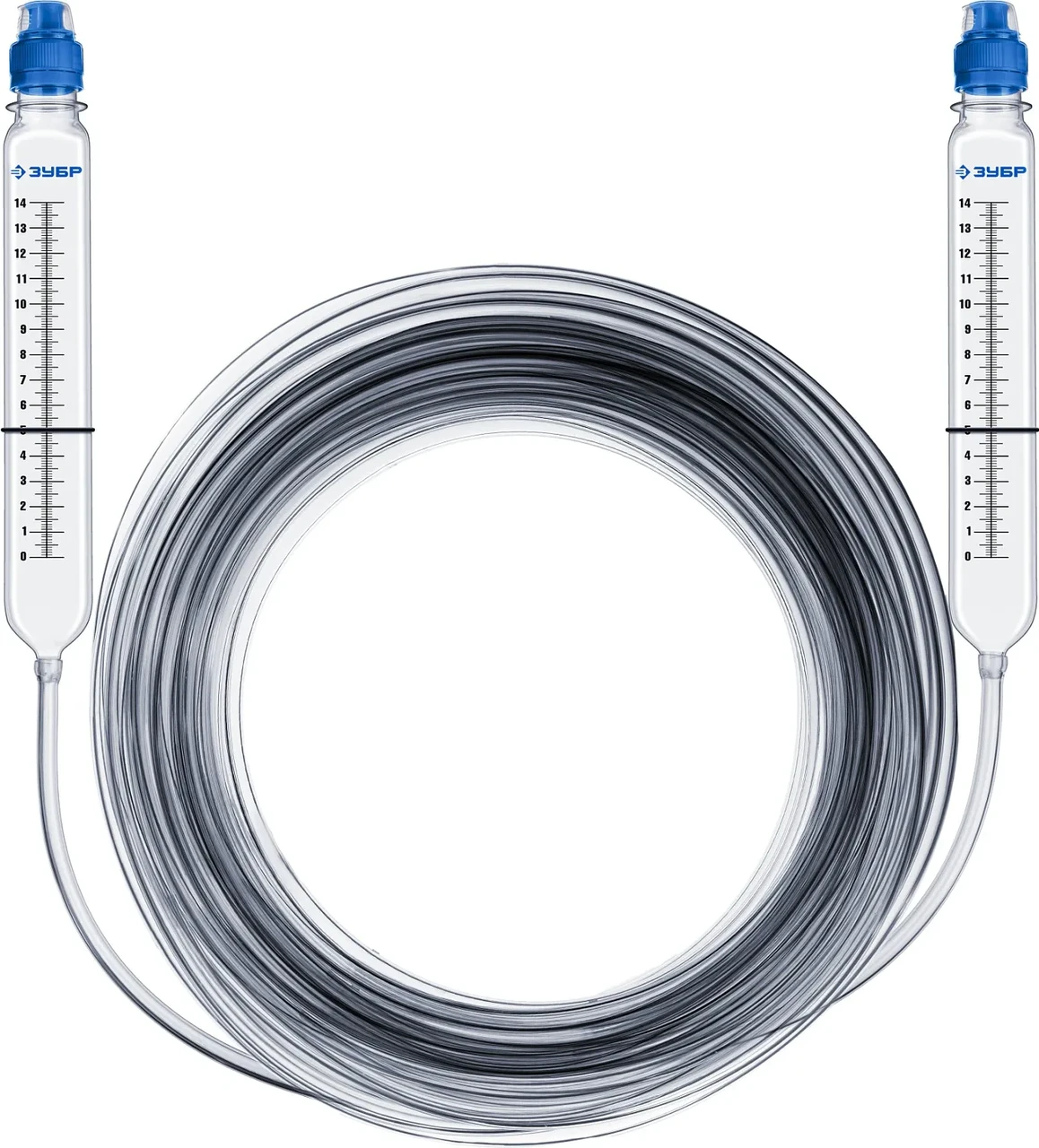 Гидроуровень с усиленными измерительными колбами ЗУБР Профессионал 20 м - фото 1 - id-p205310245