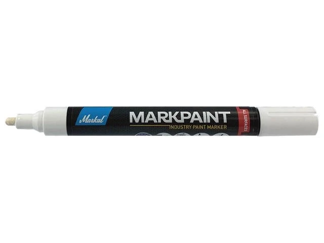 Маркер промышл. перманентный на основе жидк. краски MARKAL MARKPAINT БЕЛЫЙ (Толщина линии 2 мм. Цвет белый) - фото 1 - id-p197457676