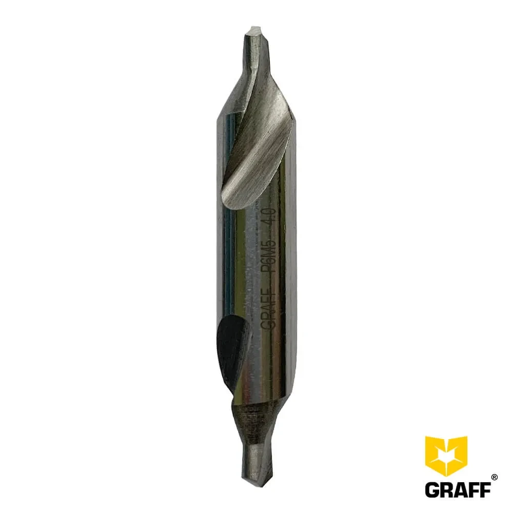 Сверло центровочное 4,0 мм по металлу GRAFF - фото 1 - id-p205305378