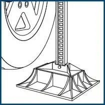 Опора для реечного домкрата на грунте, Off-RoaD Base Stels