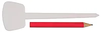 Набор меток-ориентиров GRINDA для засеянных грядок: 25 ярлыков (тип - Т ) + карандаш, 125 мм
