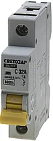 Выключатель автоматический СВЕТОЗАР 1-полюсный, 32 A, C , откл. сп. 6 кА, 230 / 400 В