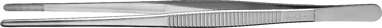 Антимагнитный пинцет ЗУБР 250 мм, прямой - фото 1 - id-p205308731