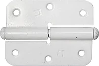 Петля накладная стальная ПН-85 , цвет белый, правая, 85мм
