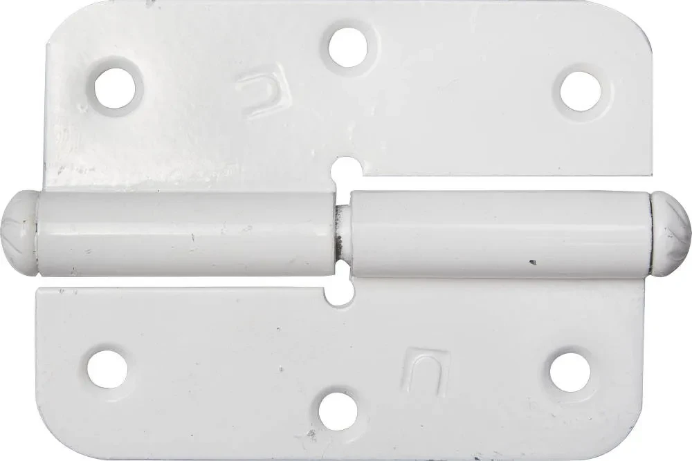 Петля накладная стальная ПН-85 , цвет белый, правая, 85мм - фото 1 - id-p205310873
