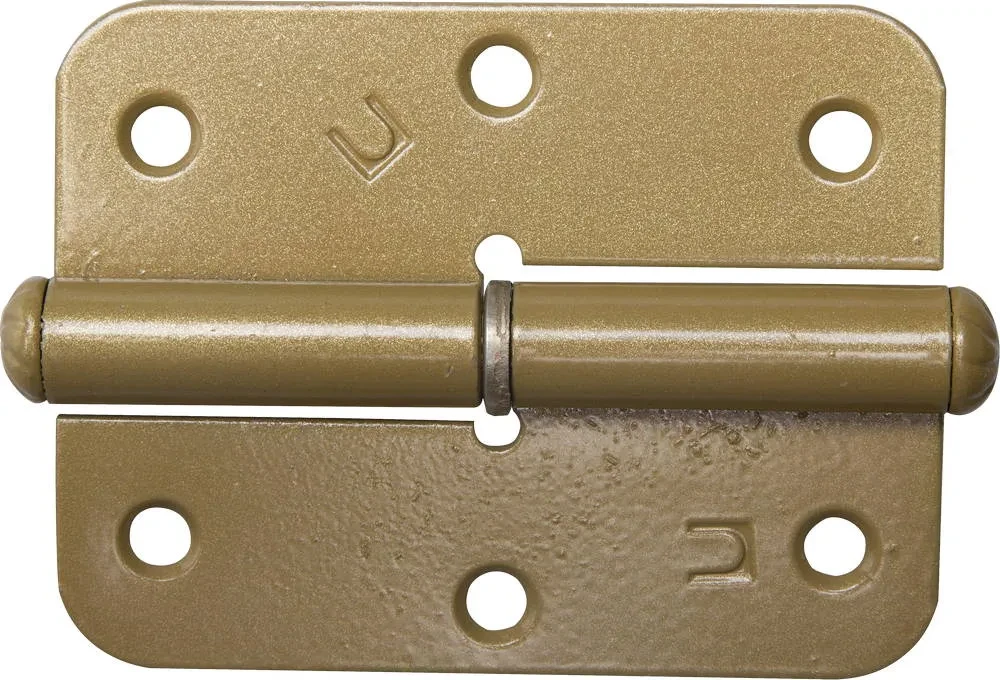 Петля накладная стальная ПН-85 , цвет золотой металлик, правая, 85мм - фото 1 - id-p205310875