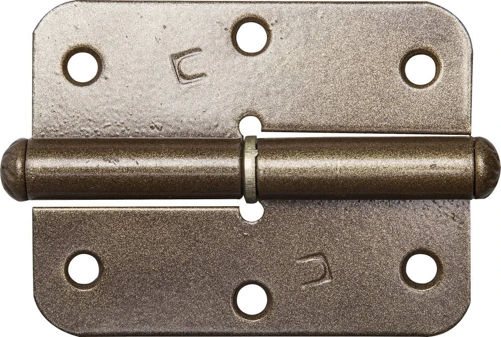 Петля накладная стальная ″ПН-85″, цвет бронзовый металлик, правая, 85мм