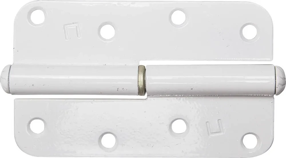 Петля накладная стальная ПН-110 , цвет белый, правая, 110мм - фото 1 - id-p205310879