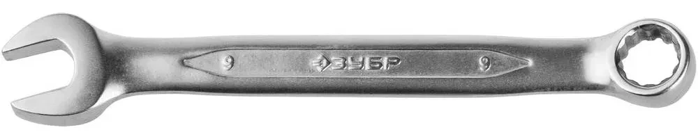 Комбинированный гаечный ключ 9 мм, ЗУБР - фото 1 - id-p205291869