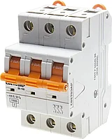 Выключатель автоматический СВЕТОЗАР 3-полюсный, 6 A, C , откл. сп. 10 кА, 400 В