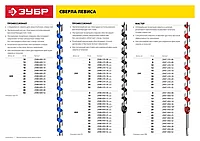 ЗУБР 8x235/160мм, сверло левиса по дереву, шестигранный хвостовик