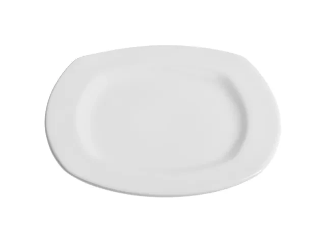 Тарелка десертная керамическая, 213 мм, квадратная, серия Измир, белая, PERFECTO LINEA (Супер цена!) - фото 1 - id-p199809908