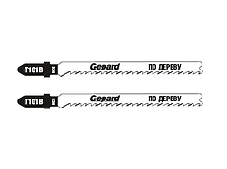 Пилка лобз. по дереву T101B (2 шт.) GEPARD (по ламинату)