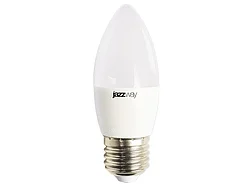Лампа светодиодная C37 СВЕЧА 8Вт PLED-LX 220-240В Е27 5000К JAZZWAY (60 Вт  аналог лампы накаливания,