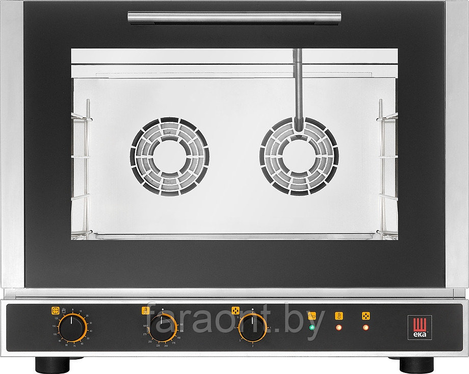 Печь конвекционная TECNOEKA EKF 464 UD (шкаф пекарский с пароувлажнением на 4 уровня 600х400 мм) - фото 1 - id-p108466156