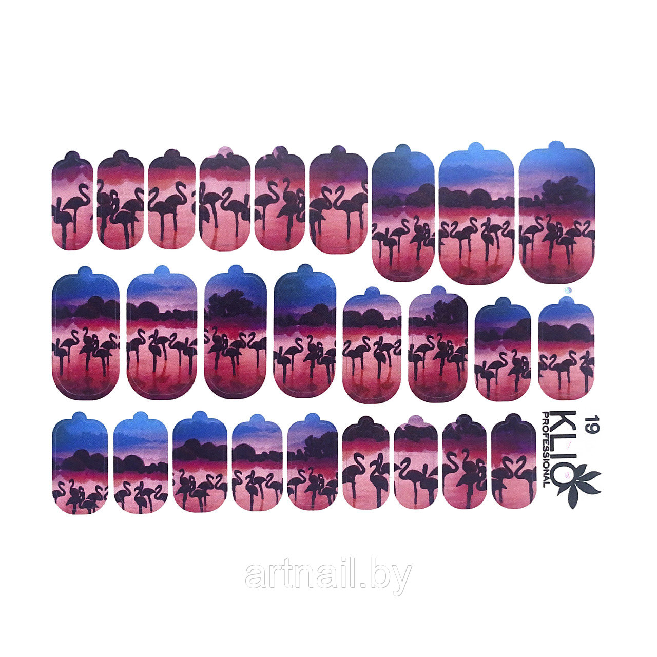 Пленка KLIO Design Nail Wraps №19