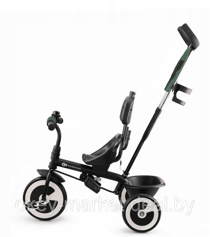 Детский трехколесный велосипед Kinderkraft ASTON ,зеленый - фото 7 - id-p205321708