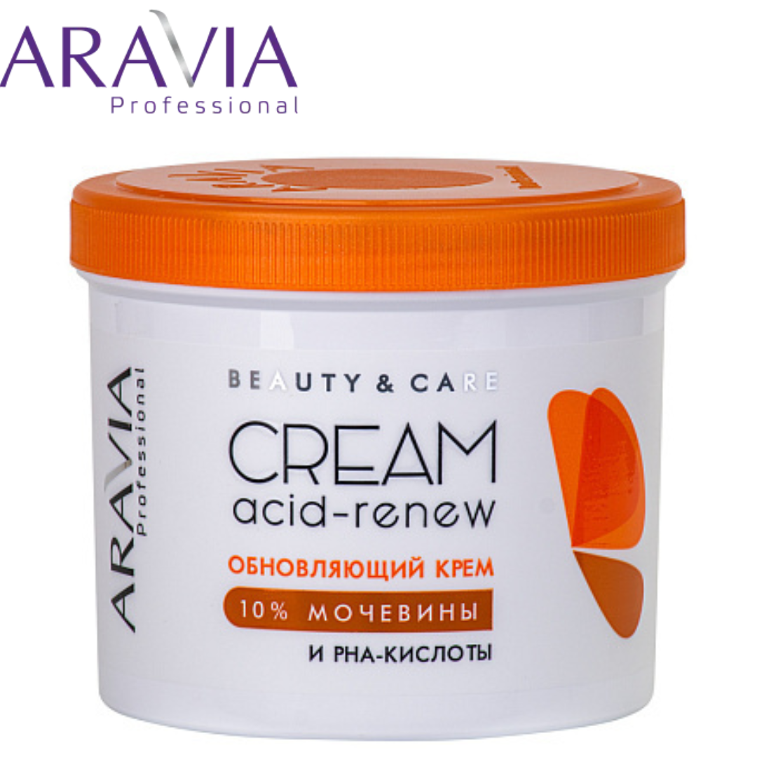 Крем обновляющий с PHA-кислотами и мочевиной (10%) Acid-renew Cream ARAVIA 550мл