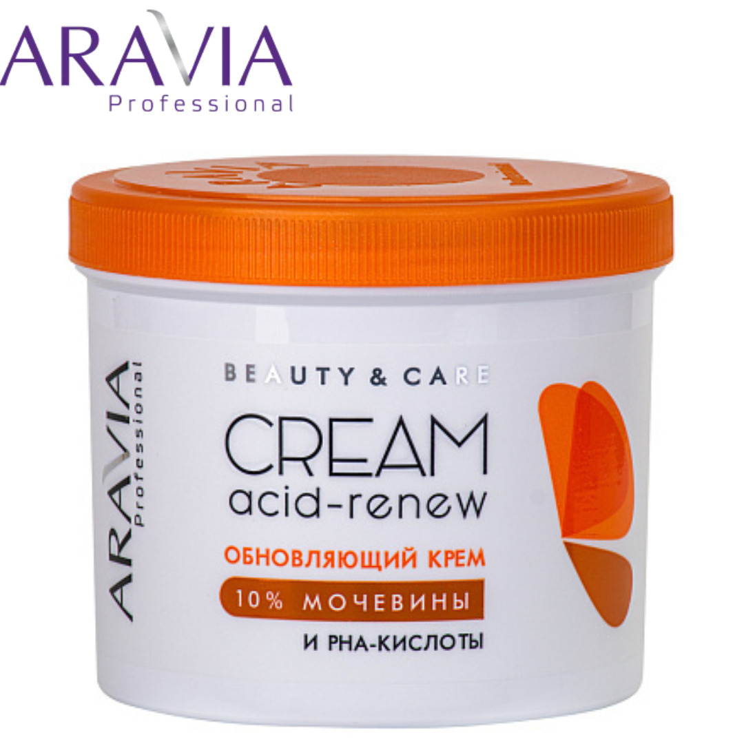 Крем обновляющий с PHA-кислотами и мочевиной (10%) Acid-renew Cream ARAVIA Professional - фото 1 - id-p205321759