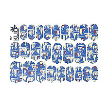 Пленка KLIO Design Nail Wraps №27