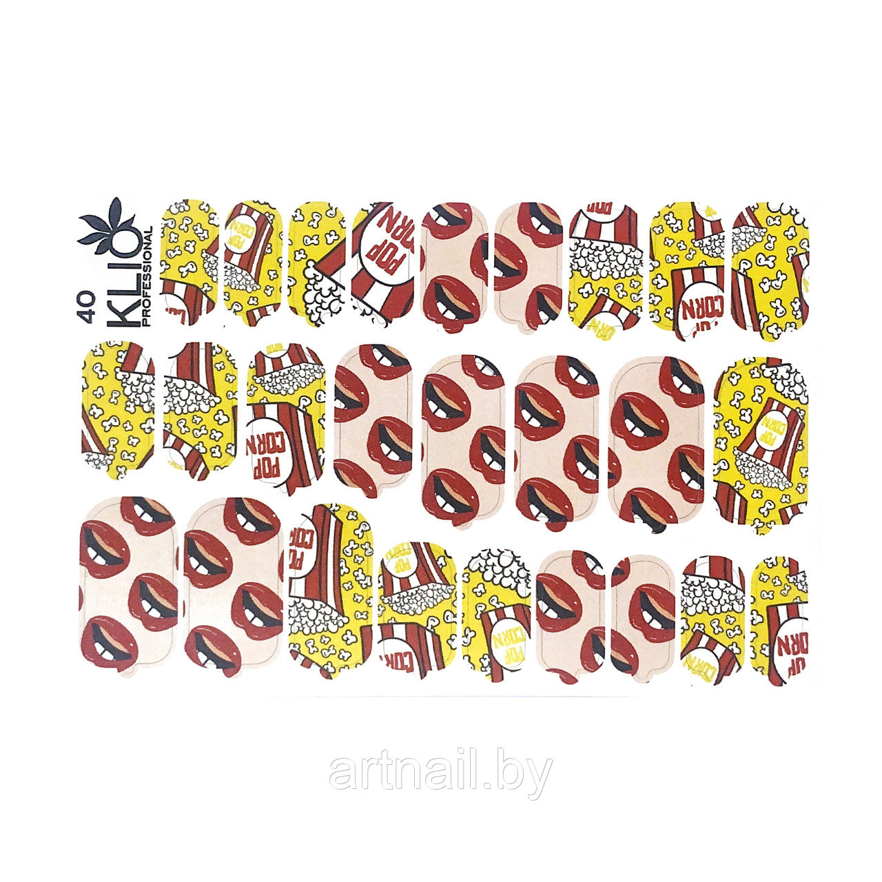 Пленка KLIO Design Nail Wraps №40