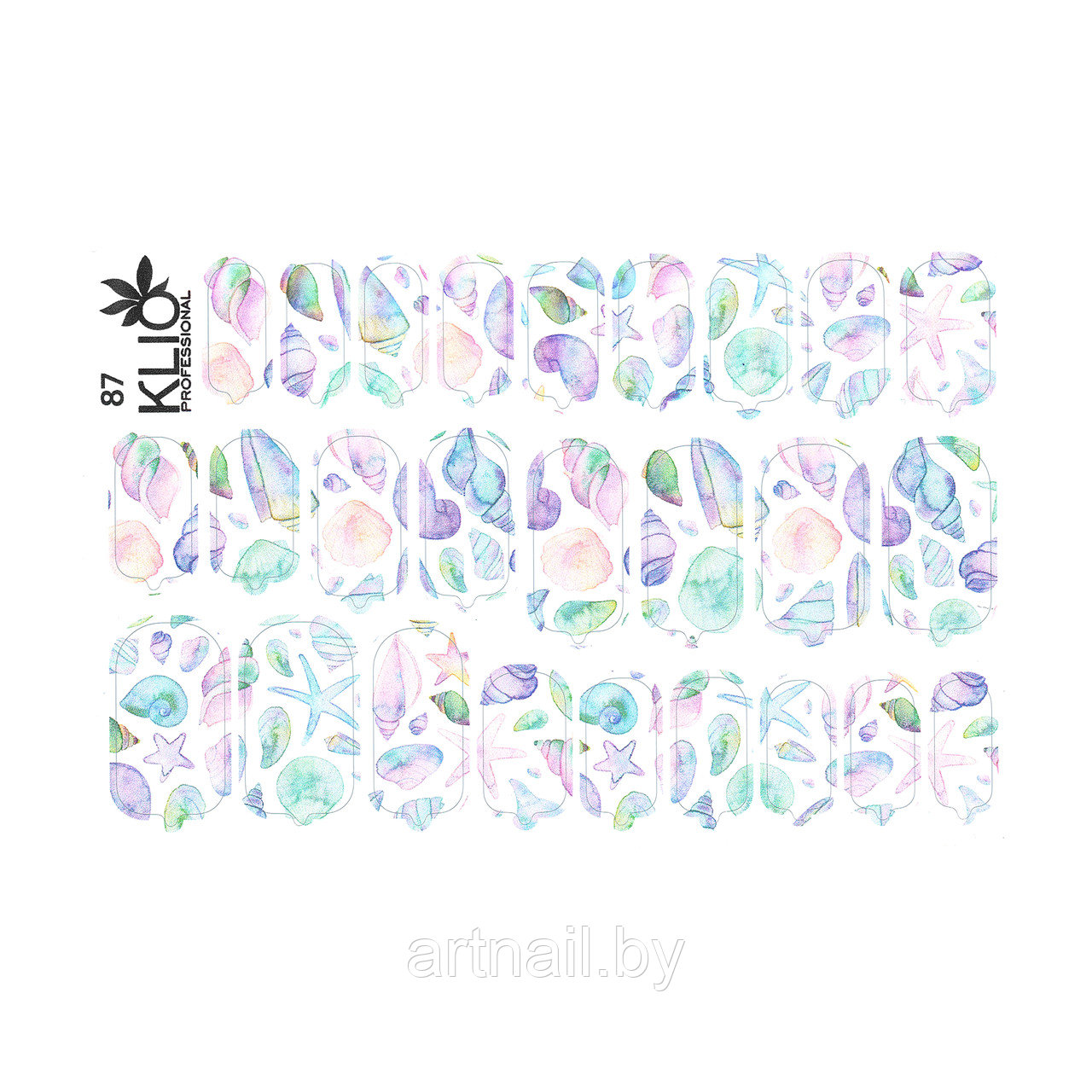 Пленка KLIO Design Nail Wraps №87