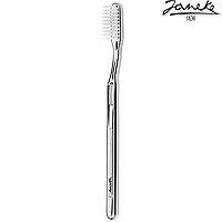 Зубная щетка средняя жесткость Janeke Silver Toothbrush Medium Серебро