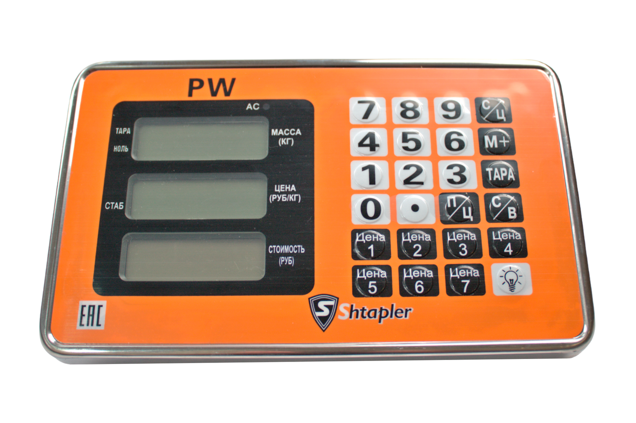 Весы напольные Shtapler PW 150кг 32*42 (беспроводные) - фото 3 - id-p205327150