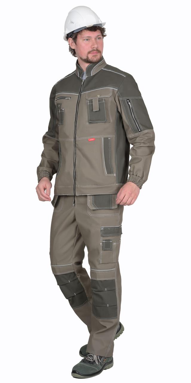 Куртка "СИРИУС-ТОКИО" т. песочный с хаки  100%х/б пл. 265 г/кв.м
