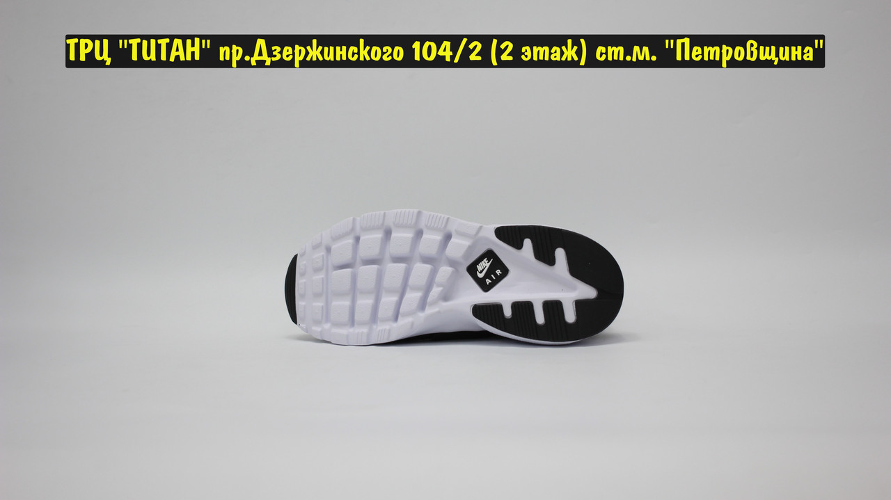 Кроссовки Nike Air Huarache Black White - фото 4 - id-p157162508