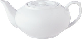 Чайник Imperial White 420 мл, фарфор белый Cameo 210-15PL
