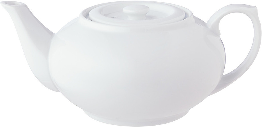 Чайник Imperial White 660 мл, фарфор белый Cameo 210-25PL - фото 1 - id-p205387601