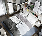 Кровать с прикроватным блоком Бася КР 552 (дуб крафт), фото 5