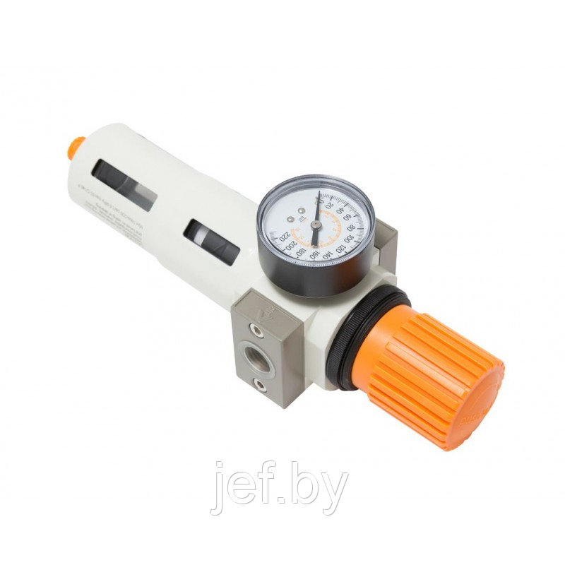 Фильтр-регулятор с индикатором давления для пневмосистемы "PROFI" 1/2" ROCKFORCE RF-702412 - фото 1 - id-p205388327