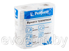 Бумага туалетная, 4 рулона, PERFECTO LINEA