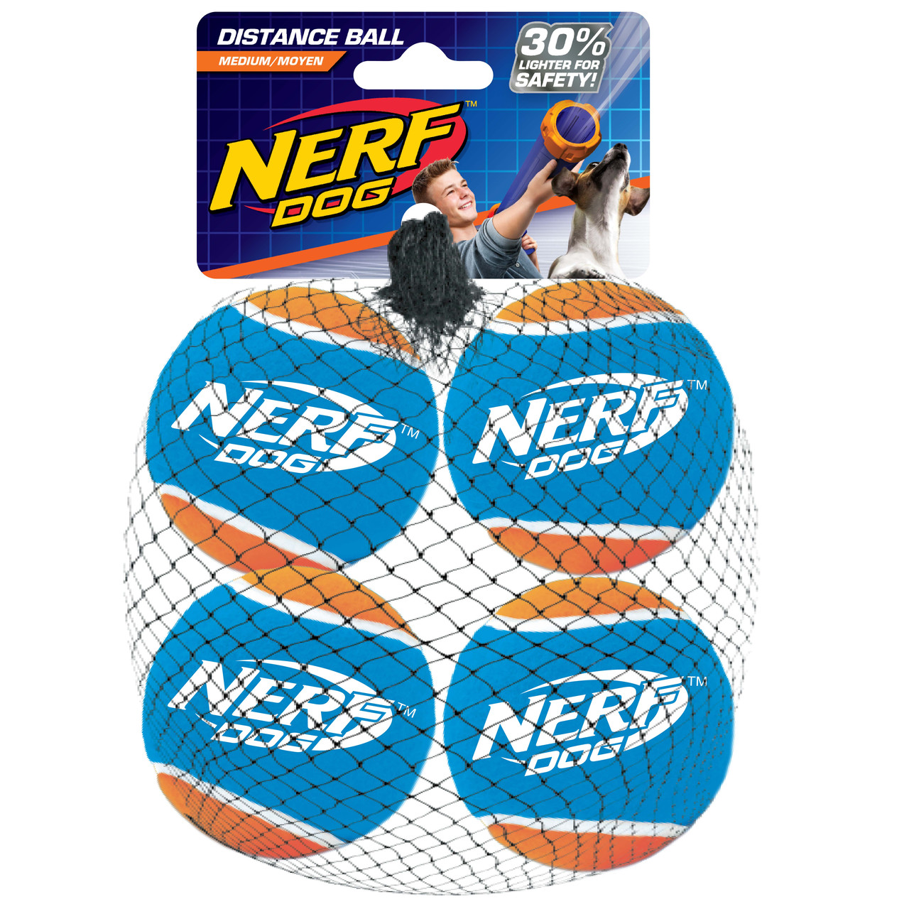 Комплект мячей "Nerf" для бластера, 6см (4шт) - фото 1 - id-p205397753