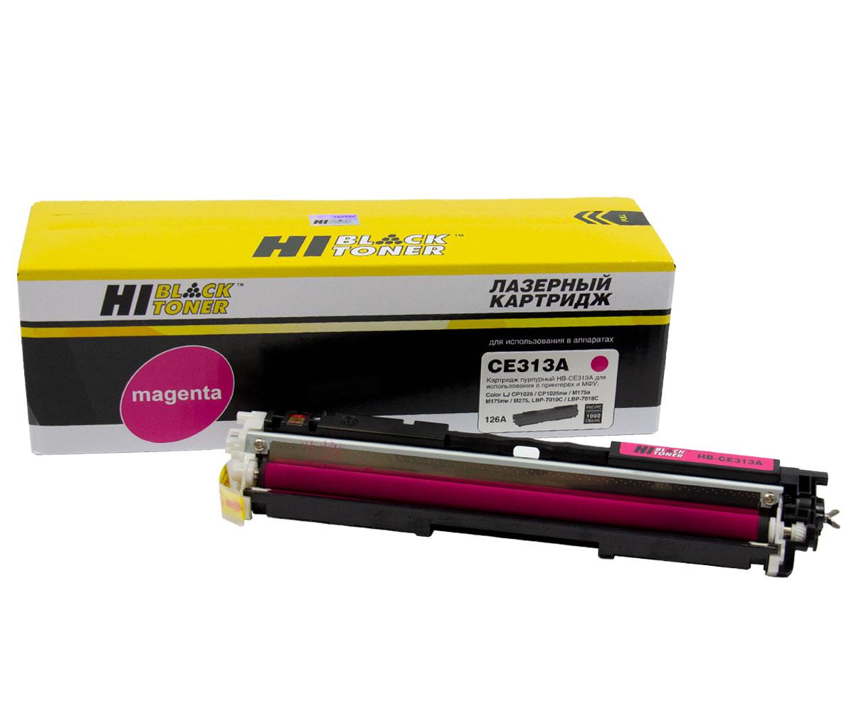 Картридж 126A/ CE313A (для HP Color LaserJet Pro CP1020/ CP1025/ M175/ M275) Hi-Black, пурпурный - фото 2 - id-p3313165
