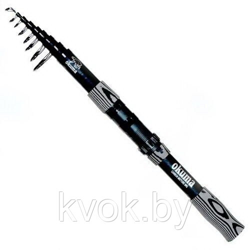Удилище с кольцами OKUMA 2.4 м. тест: 80-160 гр. 160 гр.
