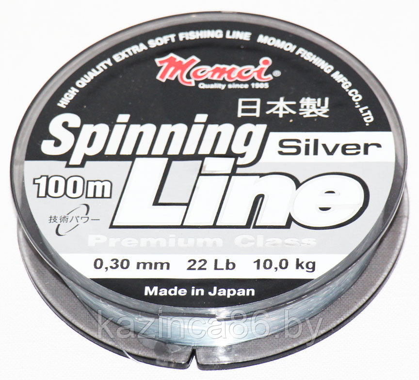 Леска Momoi SPINNING LINE 0.30mm (100м) - фото 1 - id-p28224916