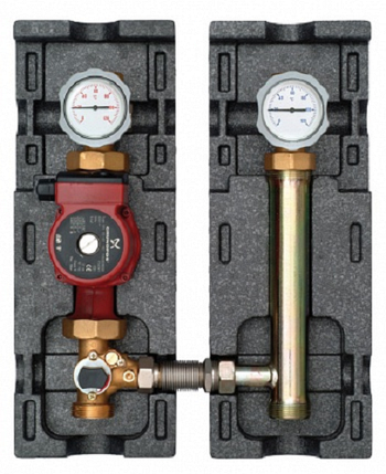 Насосная группа Meibes V-MK с насосом Grundfos UPM3 Hybrid 32-70, со смесителем, DN32 (66834.36), фото 2