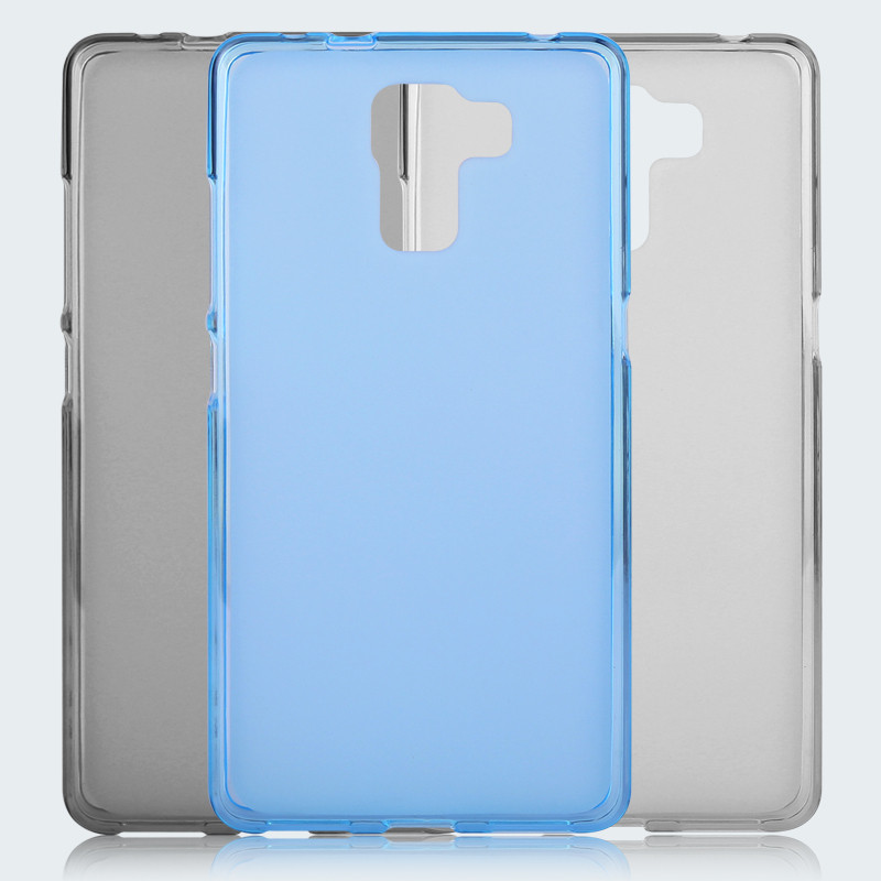 Чехол-накладка для Huawei Honor 7 (силикон) белый прозрачный
