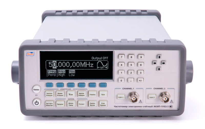 Частотомер электронно-счётный АКИП-5102, АКИП-5102 (20 ГГц), АКИП-5102 (GPIB), АКИП-5102 (AO) - фото 3 - id-p2544429