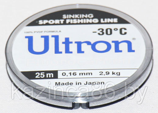 Леска Ultron FLUOROCARBON -30° 0.11mm (25м)