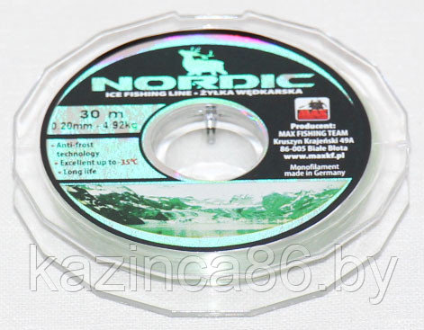 Леска Max NORDIC 0.20mm (30м)