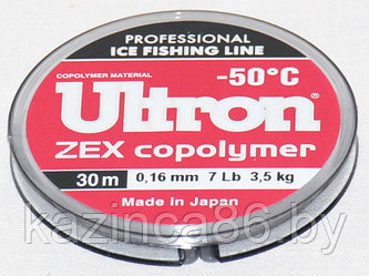 Леска Ultron ZEX copolymer -50° 0.10mm (30м)